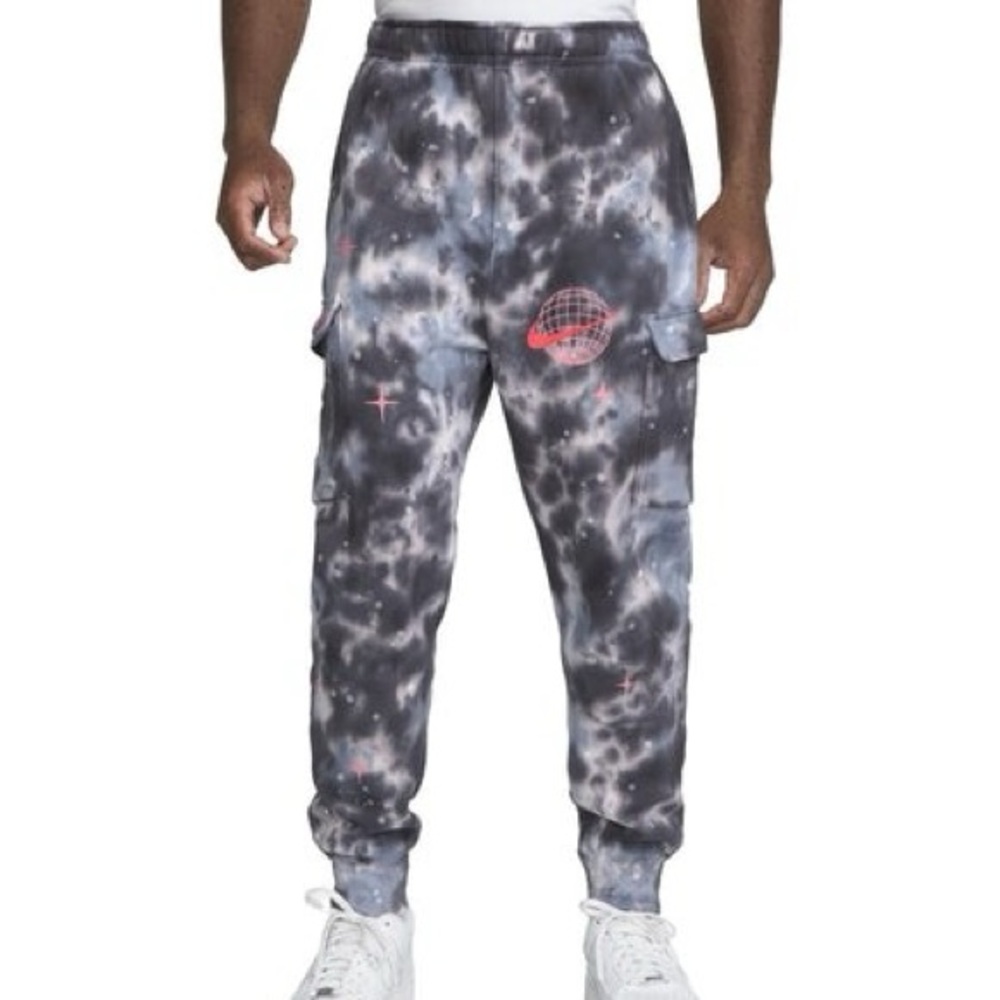 NIKE Spacewave Galaxy‎ Cargo Fleece Jogger Sweatpants